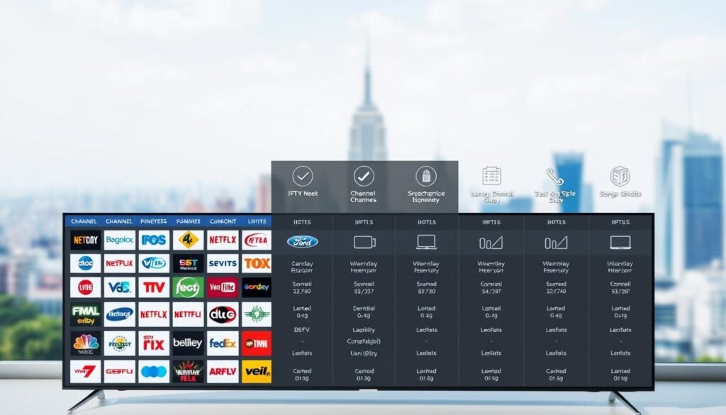 IPTV channel lineup comparison IPTV channel lineup comparison